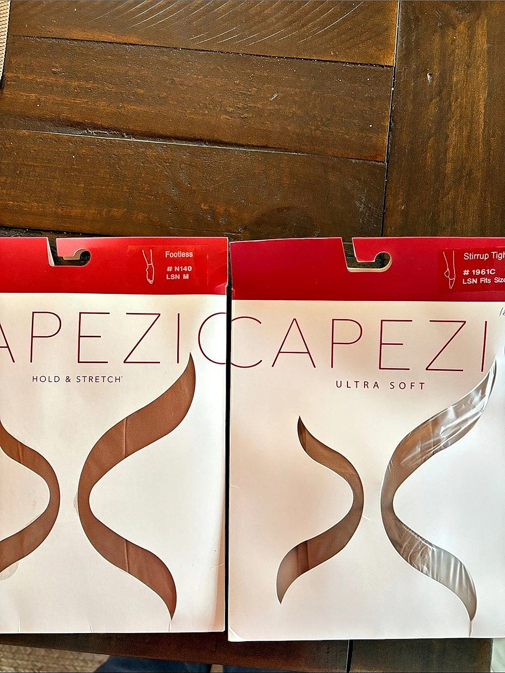Capezio Capezio Tights Brown Medium NWT